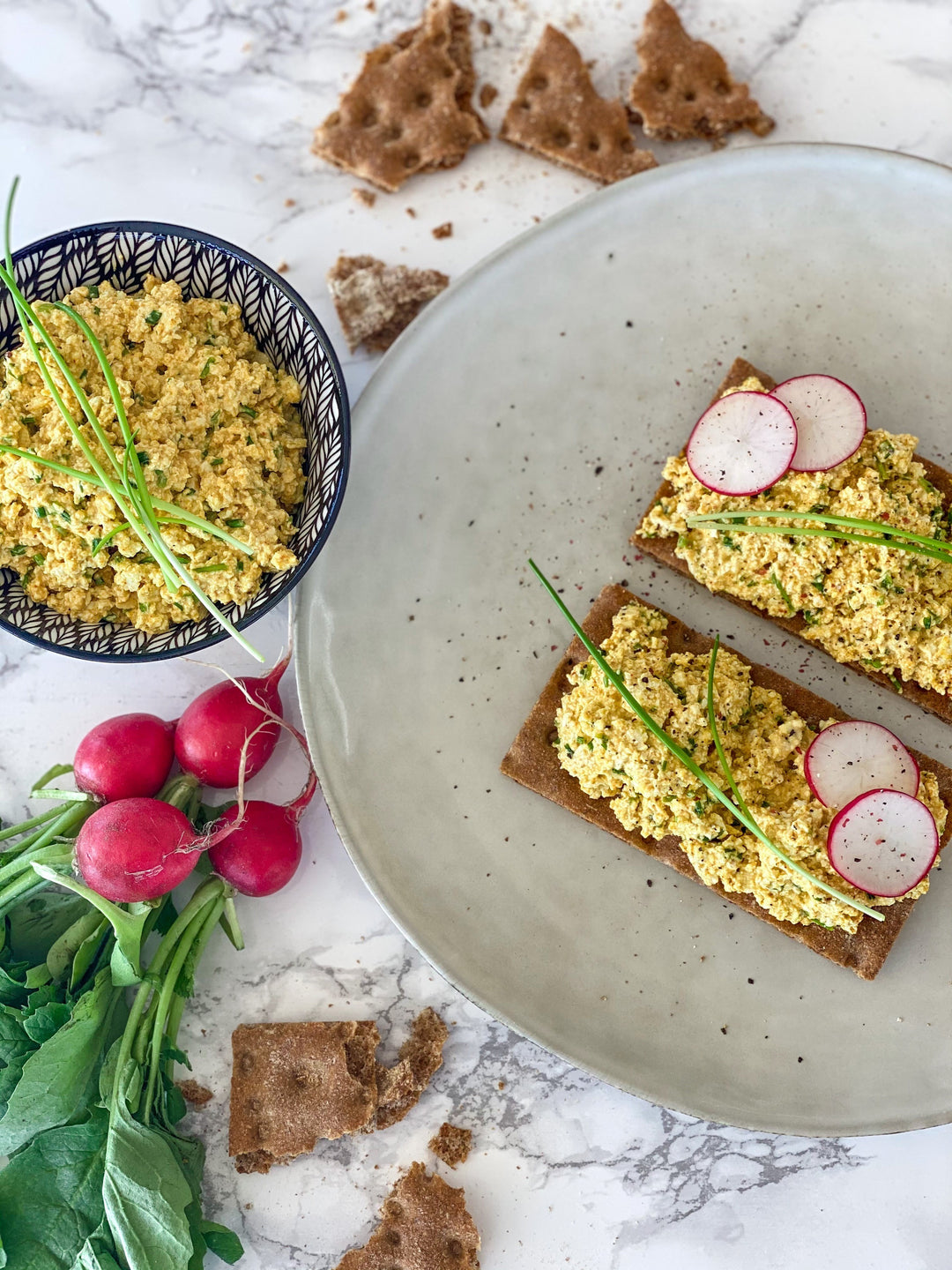 Heerlijke eiersalade zonder ei